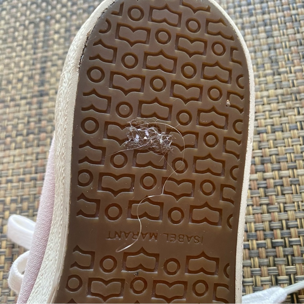 NEW Isabel Marant Pink Canvas Binkoo Low Top Sneakers - Picture 11 of 11